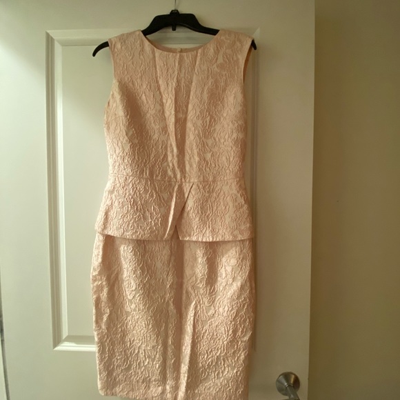 Gorgeous silk blend pink floral dress imported - Picture 5 of 5